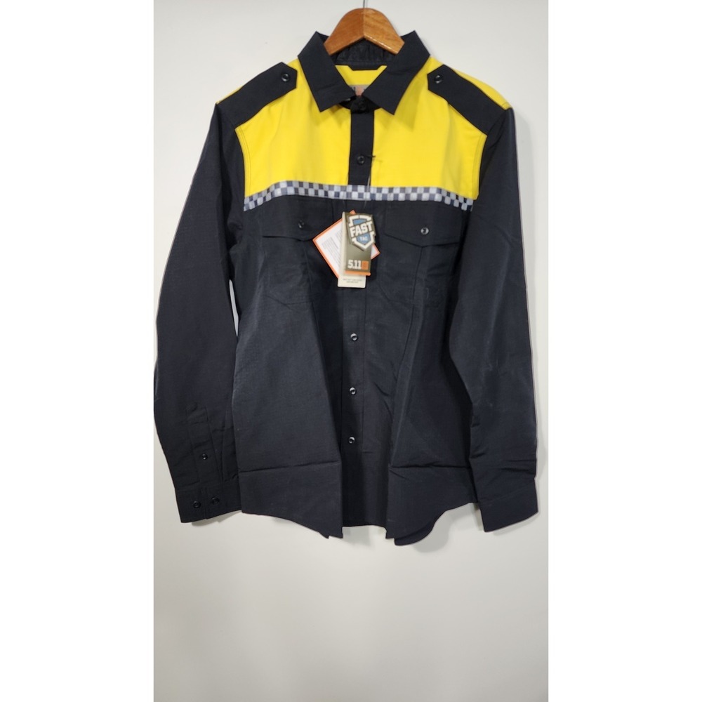 5.11 Tactical Men's Size L Long Sleeve Button Up Fast Tac Uniform Shirt New